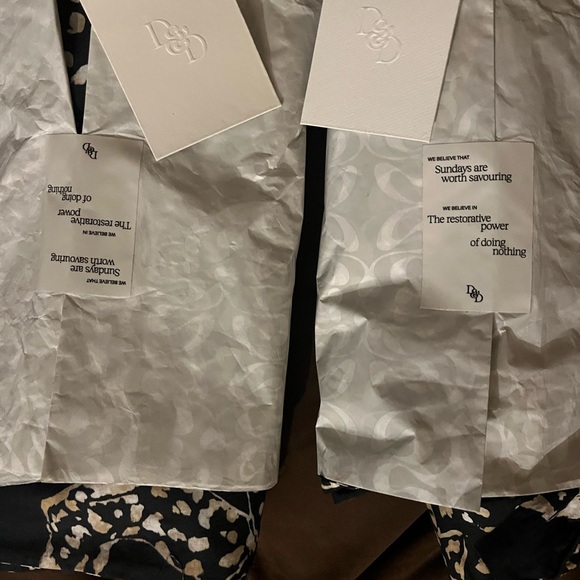 Desmond & Dempsey Jaguar Short Pant Shirt 3-Piece Pajama Set Size:Large - Picture 10 of 16